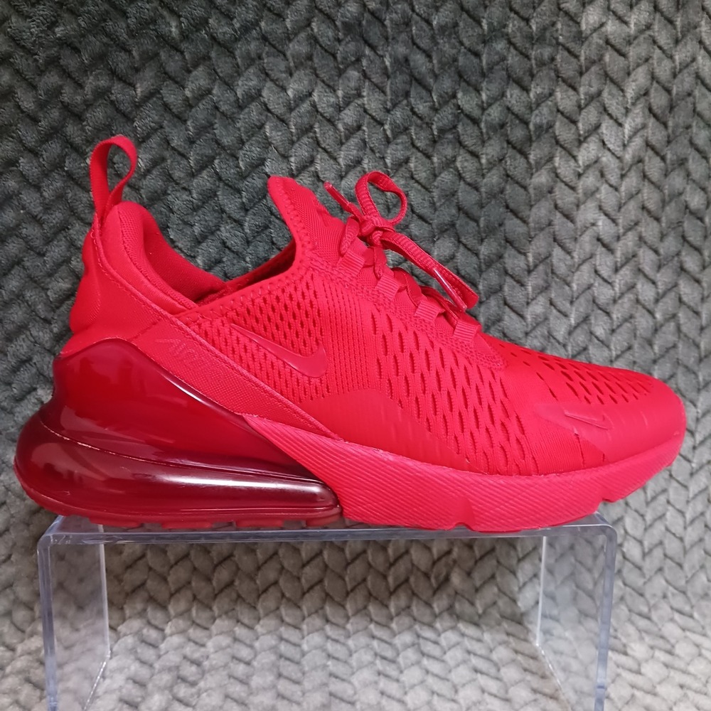 Nike Air Max 270 University Red GS Running Sneakers Shoes Size 6.5Y Women's 8 - Picture 9 of 16
